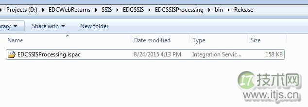 微软 BI 系列随笔 - SSIS 2012 基础 - SSIS 项目部署模型(图1)