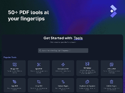 告别付费套路！一款开源免费的 PDF 处理工具箱！