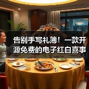 告别手写礼簿！一款开源免费的电子红白喜事礼簿系统！（图3）