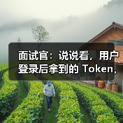 面试官：说说看，用户登录后拿到的 Token，你应该怎么存？存哪里？