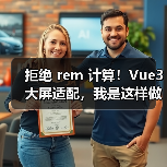 拒绝 rem 计算！Vue3 大屏适配，我是这样做的（图3）