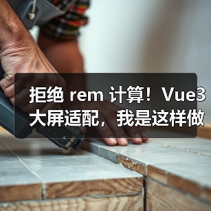 拒绝 rem 计算！Vue3 大屏适配，我是这样做的