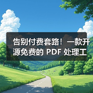 告别付费套路！一款开源免费的 PDF 处理工具箱！（图4）