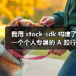 我用 stock-sdk 构建了一个个人专属的 A 股行情仪表盘（图3）