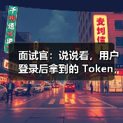 面试官：说说看，用户登录后拿到的 Token，你应该怎么存？存哪里？（图4）