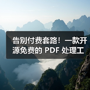 告别付费套路！一款开源免费的 PDF 处理工具箱！