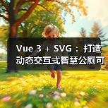 Vue 3 + SVG ：打造动态交互式智慧公厕可视化大屏