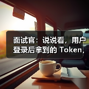 面试官：说说看，用户登录后拿到的 Token，你应该怎么存？存哪里？