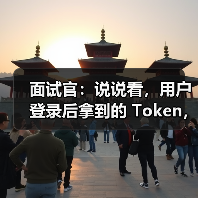 面试官：说说看，用户登录后拿到的 Token，你应该怎么存？存哪里？（图2）