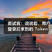 面试官：说说看，用户登录后拿到的 Token，你应该怎么存？存哪里？（图3）