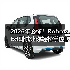2026年必懂！Robots.txt测试让你轻松掌控爬虫行为（图3）