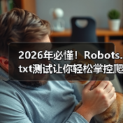 2026年必懂！Robots.txt测试让你轻松掌控爬虫行为（图4）