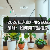 2026年汽车行业SEO新策略：如何用车型信息精准锁定经销商客户（图4）