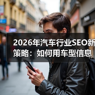 2026年汽车行业SEO新策略：如何用车型信息精准锁定经销商客户（图2）