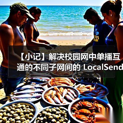 【小记】解决校园网中单播互通的不同子网间的 LocalSend 发现问题