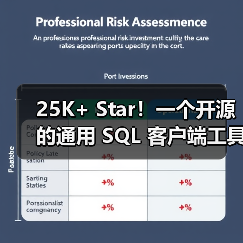 25K+ Star！一个开源的通用 SQL 客户端工具！（图2）