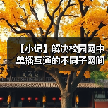 【小记】解决校园网中单播互通的不同子网间的 LocalSend 发现问题