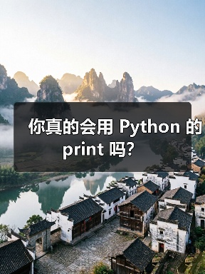 你真的会用 Python 的 print 吗？（图2）